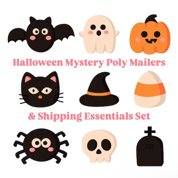 Other - Halloween Mystery Poly Mailers & Shipping Essentials Set